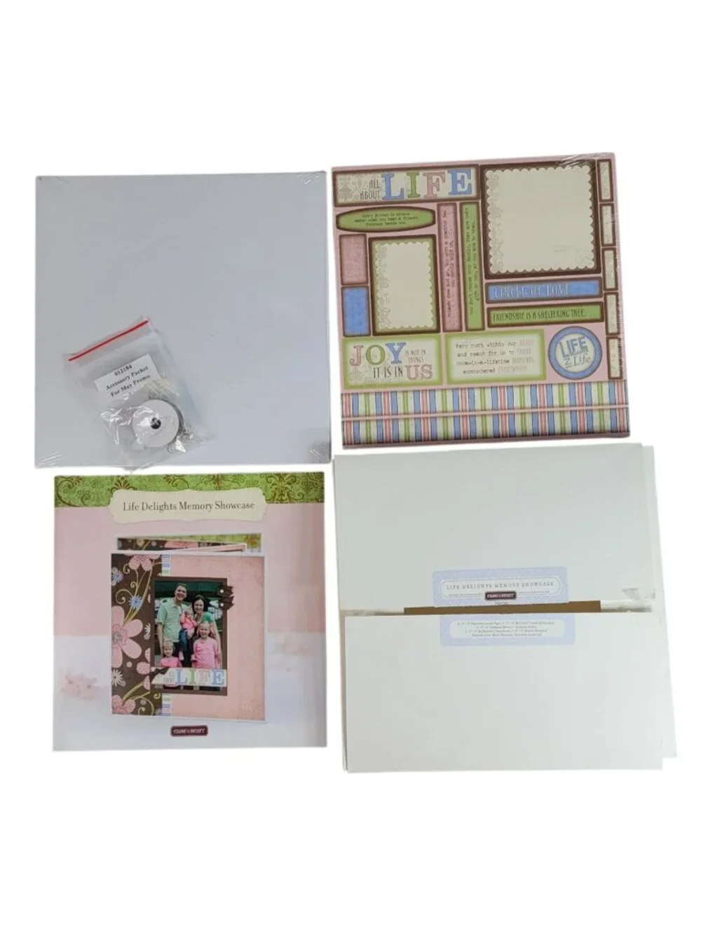 Close to My Heart Life Delights Memory Showcase Scrapbook Kit 2007 Z9030 NEW